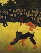 Paul Serusier Breton Wrestling oil painting picture wholesale
